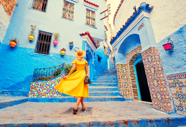 ＜フェズ発＞【プライベート】【日本語アシスタント付】
モロッコ人気の青い街・シェフシャウエン日帰りツアー