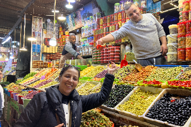 ＜フェズ発＞【プライベート】【日本語アシスタント付】
日本語上手なモロッコ料理先生～ファティマさんと巡る！
メクネスの台所～家庭料理と知られざる街の魅力体験～