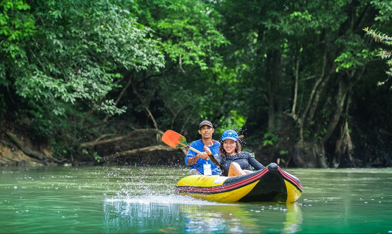 日本語ガイドアレンジ可能！世界最古の熱帯雨林の一つ　カオソック国立公園ジャングル不思議発見ツアー　